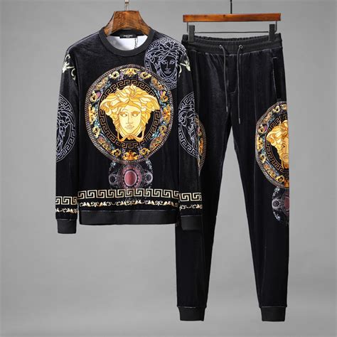 replica versace velvet tracksuit